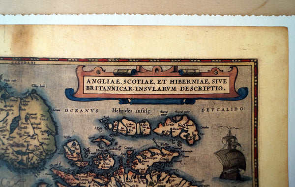 Antique Map of the United Kingdom & Ireland