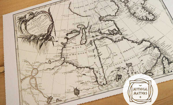Antique Map Print of Hudson Bay Canada