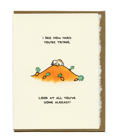 I See How Hard You're Trying (Bunny on Carrot Mountain)