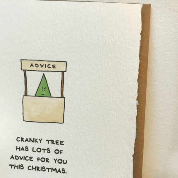 Cranky Tree Has Lots Of Advice For You This Christmas