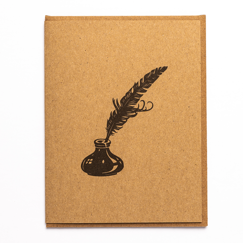 Inkwell Kraft Paper Card