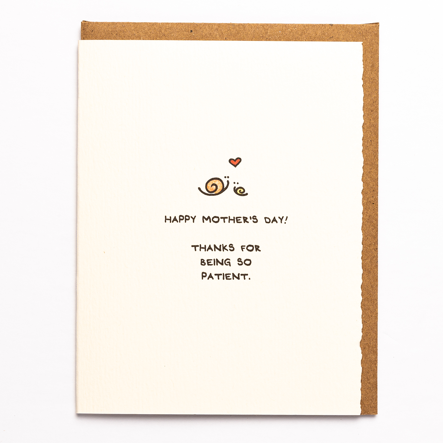 Happy Mother's Day! Thanks For Being So Patient. Snails (Father's Day version available)