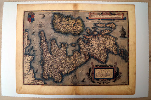 Antique Map of the United Kingdom & Ireland