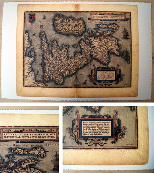 Antique Map of the United Kingdom & Ireland