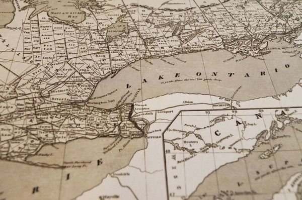 Antique Map of Southern Ontario