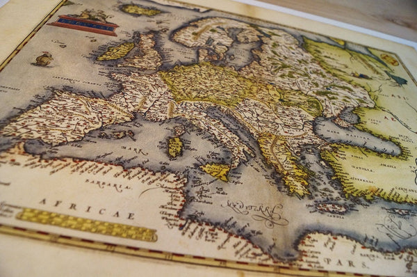 Antique Map Print of Europe