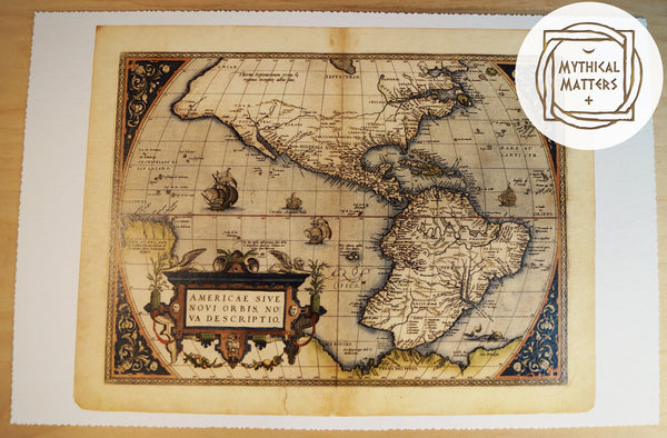 Antique Map of the Americas